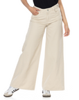Pantalón Wide Leg Vainilla Ajustable En Cintura