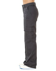 Pantalón Rígido Cargo Gris Oscuro