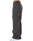 Pantalón Rígido Cargo Gris Oscuro