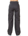 Pantalón Rígido Cargo Gris Oscuro