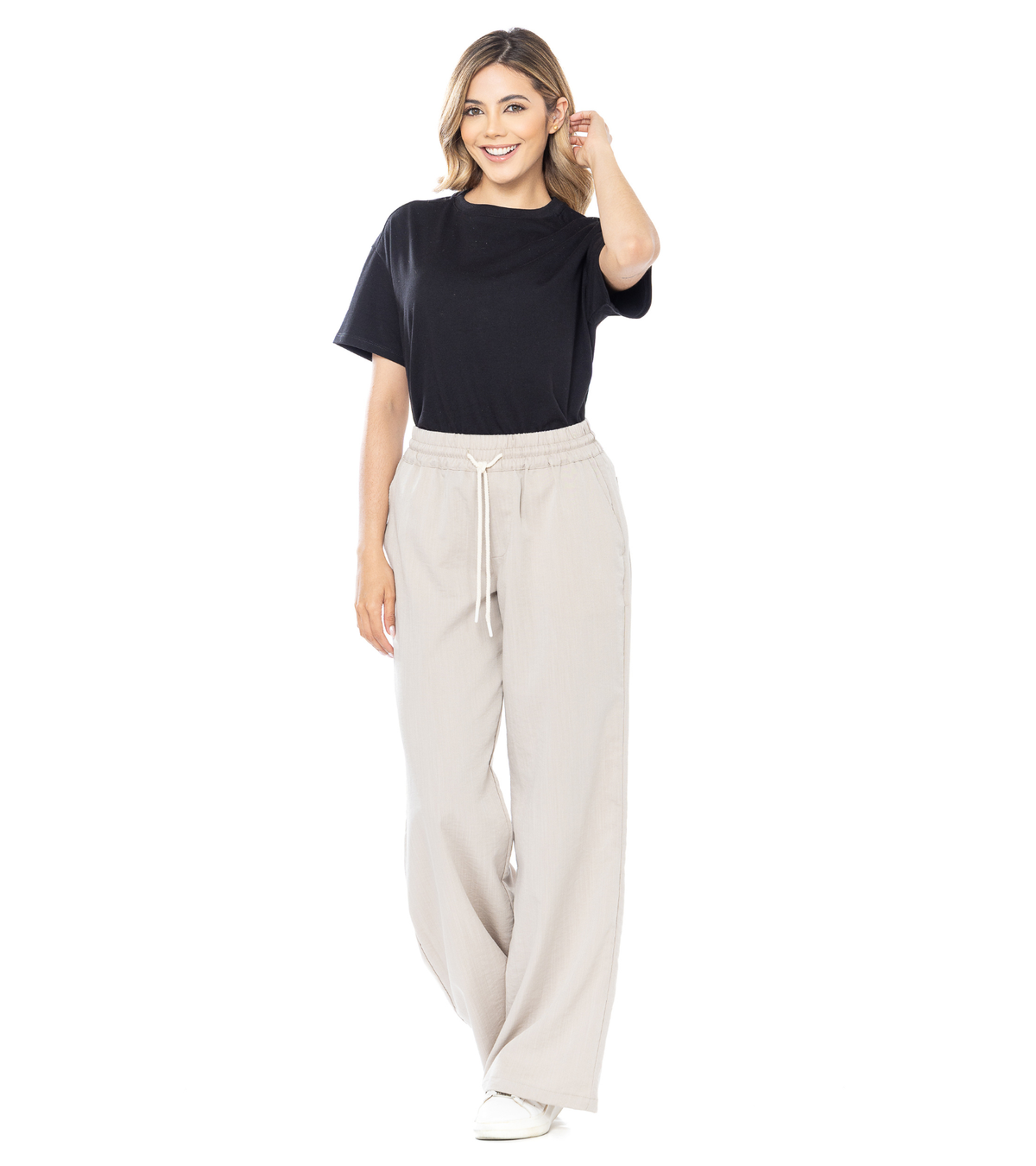 Pantalón Confort Arena Wide Leg Slim