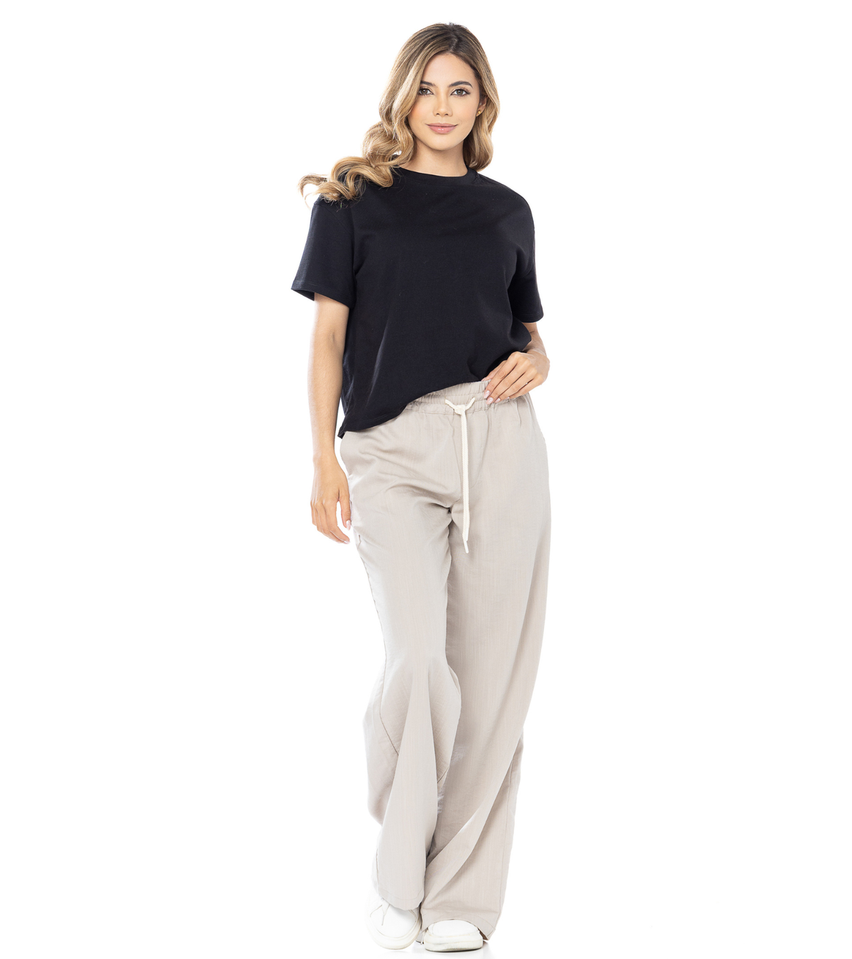 Pantalón Confort Arena Wide Leg Slim