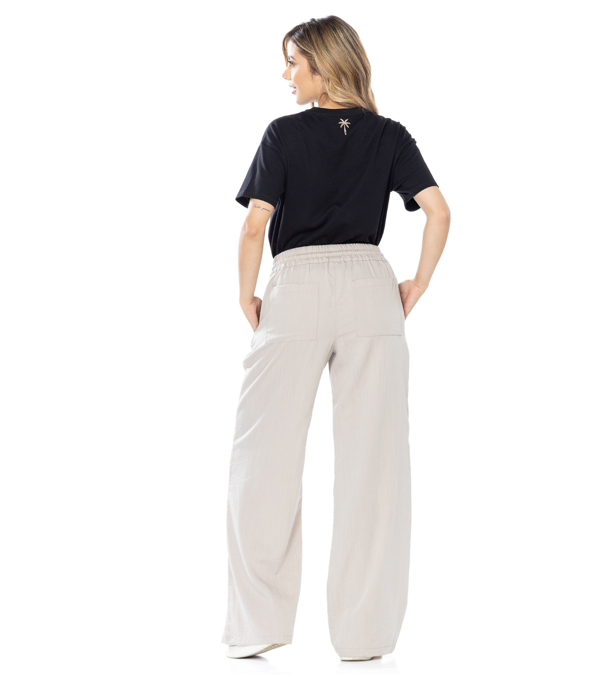 Pantalón Confort Arena Wide Leg Slim