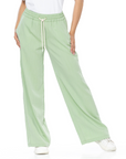 Pantalón Confort Verde Wide Leg Slim