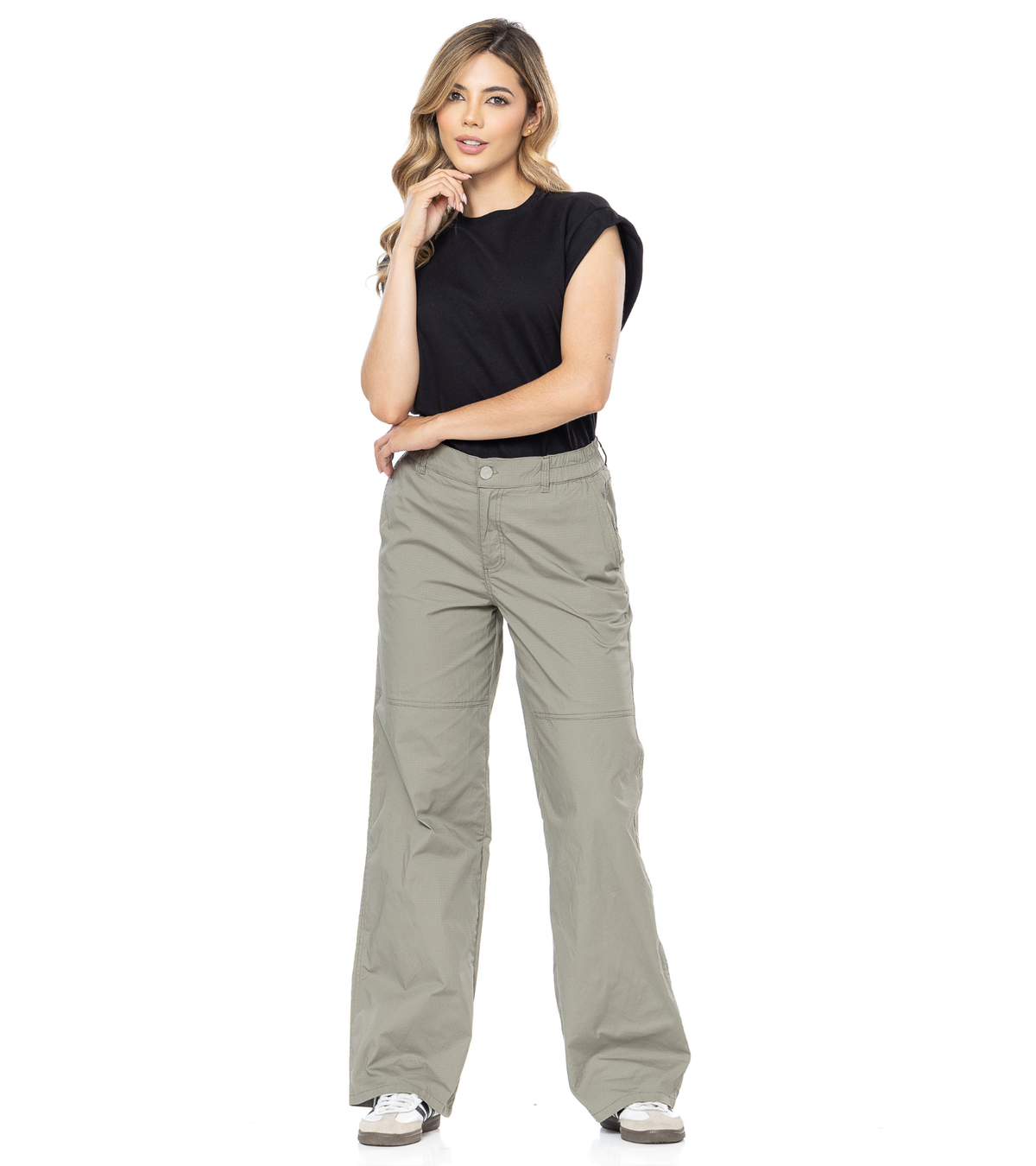Jogger Stretch Taupe Straight