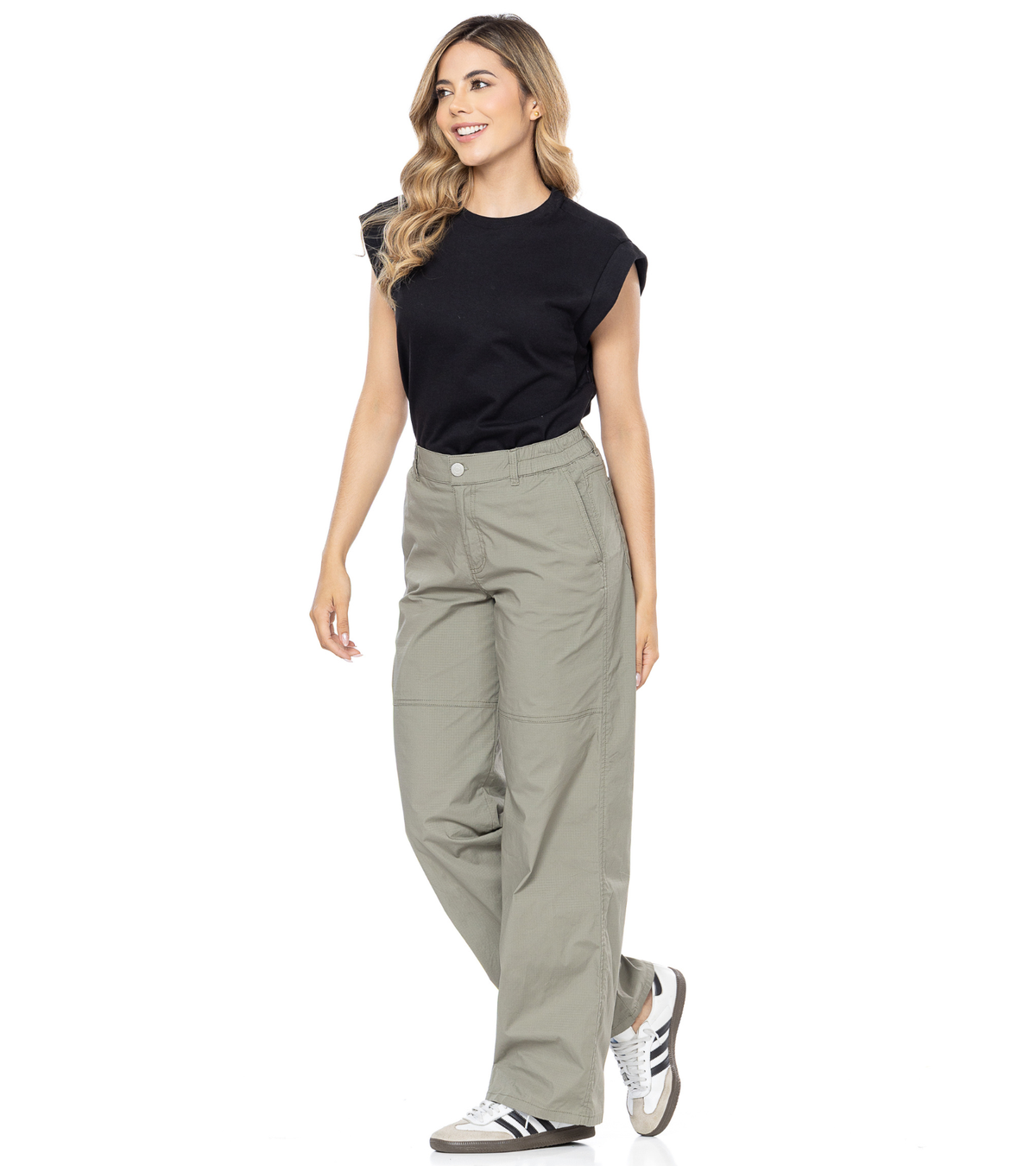 Jogger Stretch Taupe Straight
