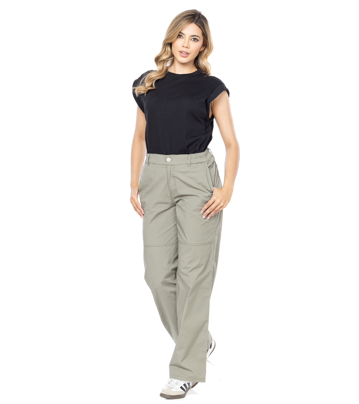 Jogger Stretch Taupe Straight