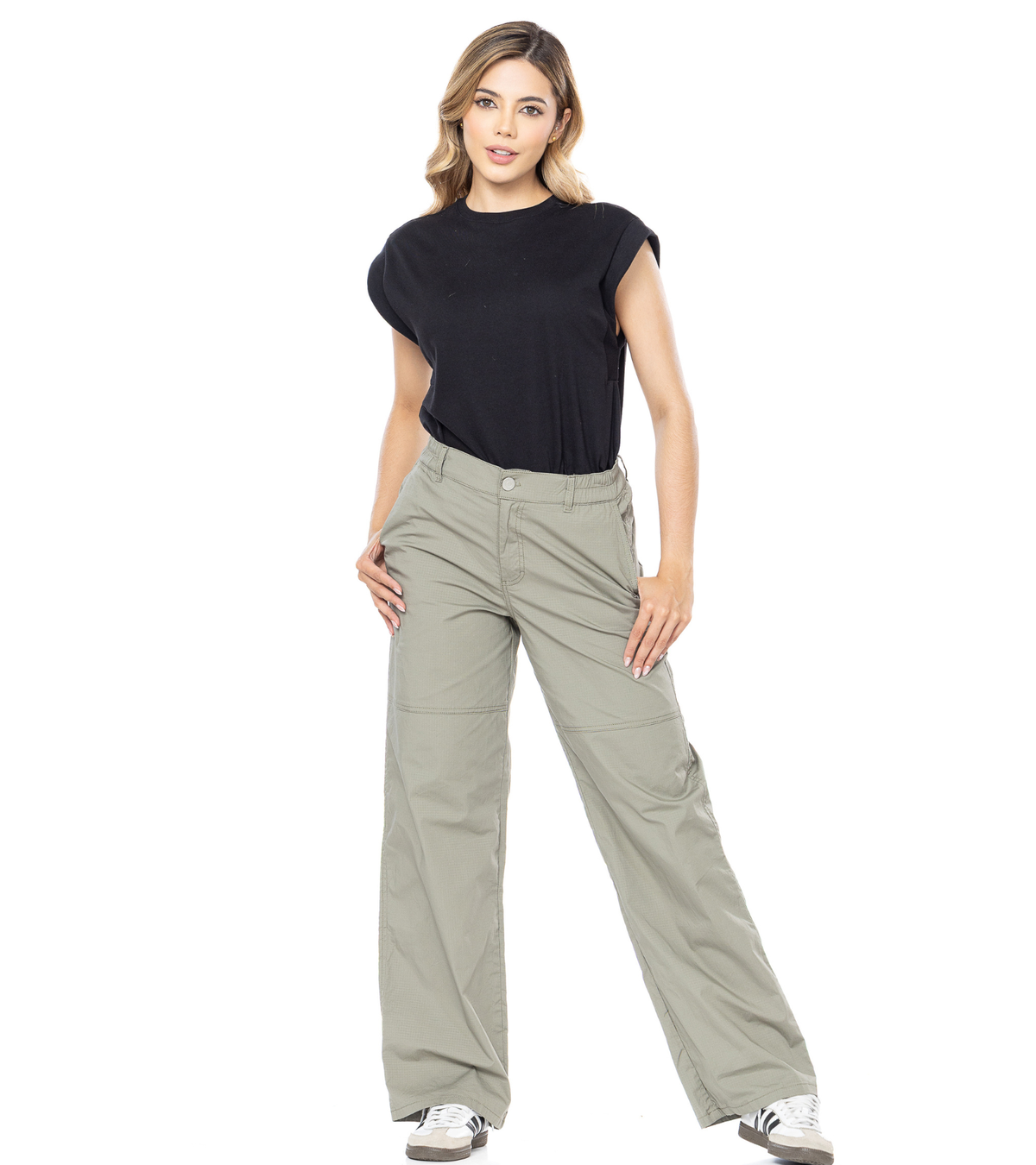 Jogger Stretch Taupe Straight