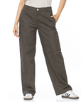 Jogger Stretch Verde Bolsillo Costados