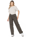 Jogger Stretch Verde Bolsillo Costados