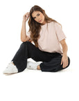 Pantalón Confort Negro Wide Leg Slim