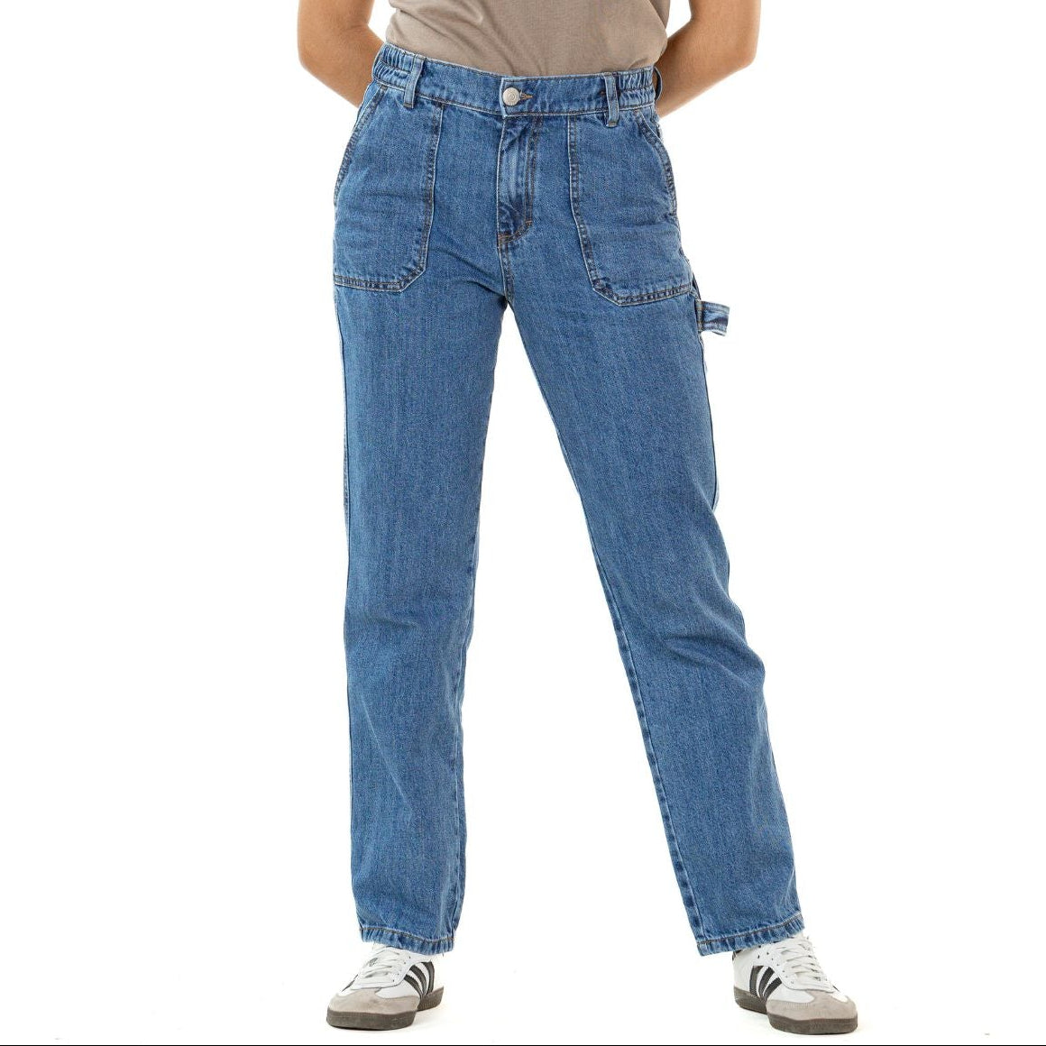 Jogger Rígido Azul Straight