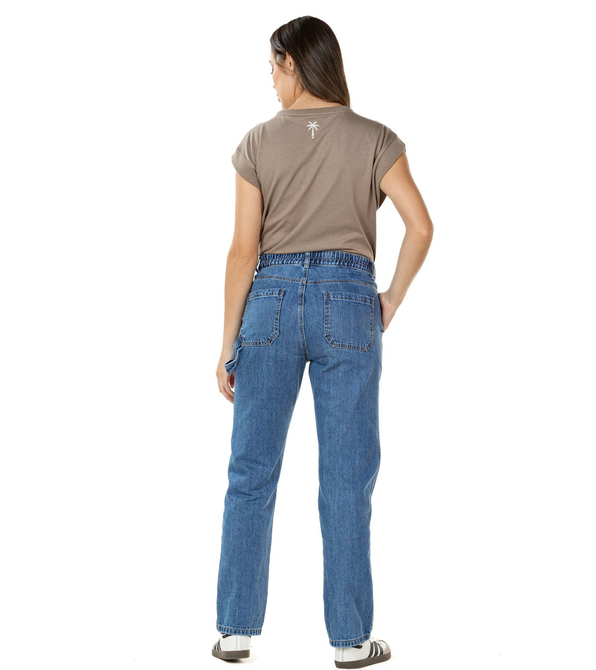 Jogger Rígido Azul Straight