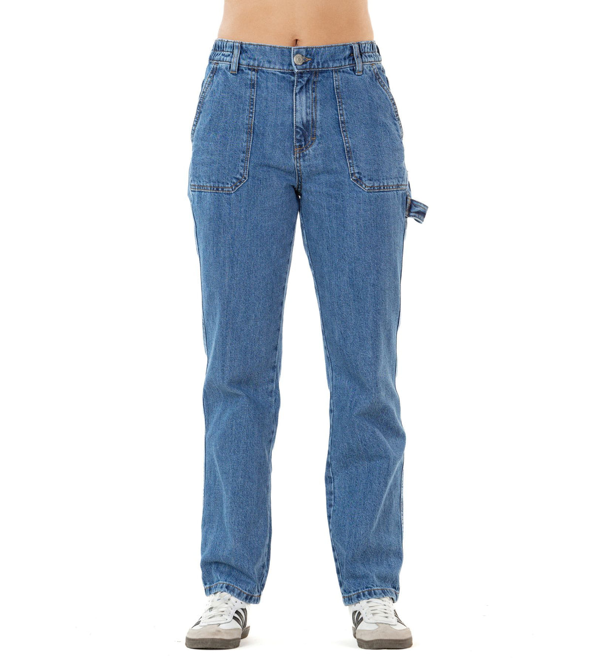 Jogger Rígido Azul Straight