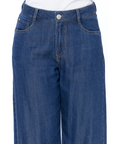 Jeans Confort Azul Oscuro Wide Leg