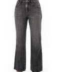 Jean Flare Tiro Alto Negro