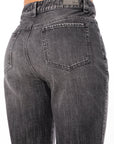 Jean Flare Tiro Alto Negro