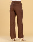 Pantalón Confort Café Straight