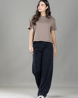 Jean Confort Negro Wide Leg Slim