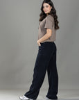 Jean Confort Negro Wide Leg Slim