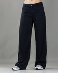 Jean Confort Negro Wide Leg Slim