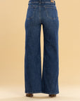 Jeans Confort Azul Oscuro Wide Leg