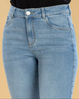 Jeans Confort Azul Claro Flare