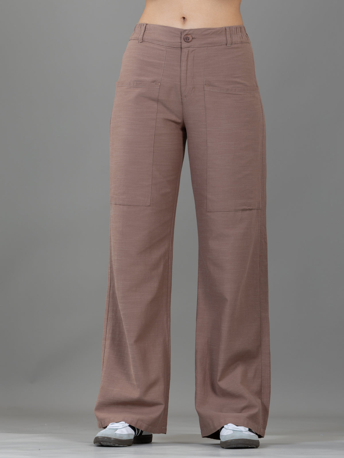 Pantalón Confort Café Bota Recta
