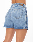 Falda Short Azul Medio