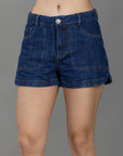 Short Rigído Azul Oscuro Bolsillo Pilot