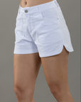 Short Stretch Blanco Bolsillo Pilot