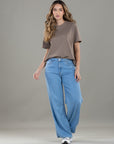 Jean Confort Azul Claro Wide Leg
