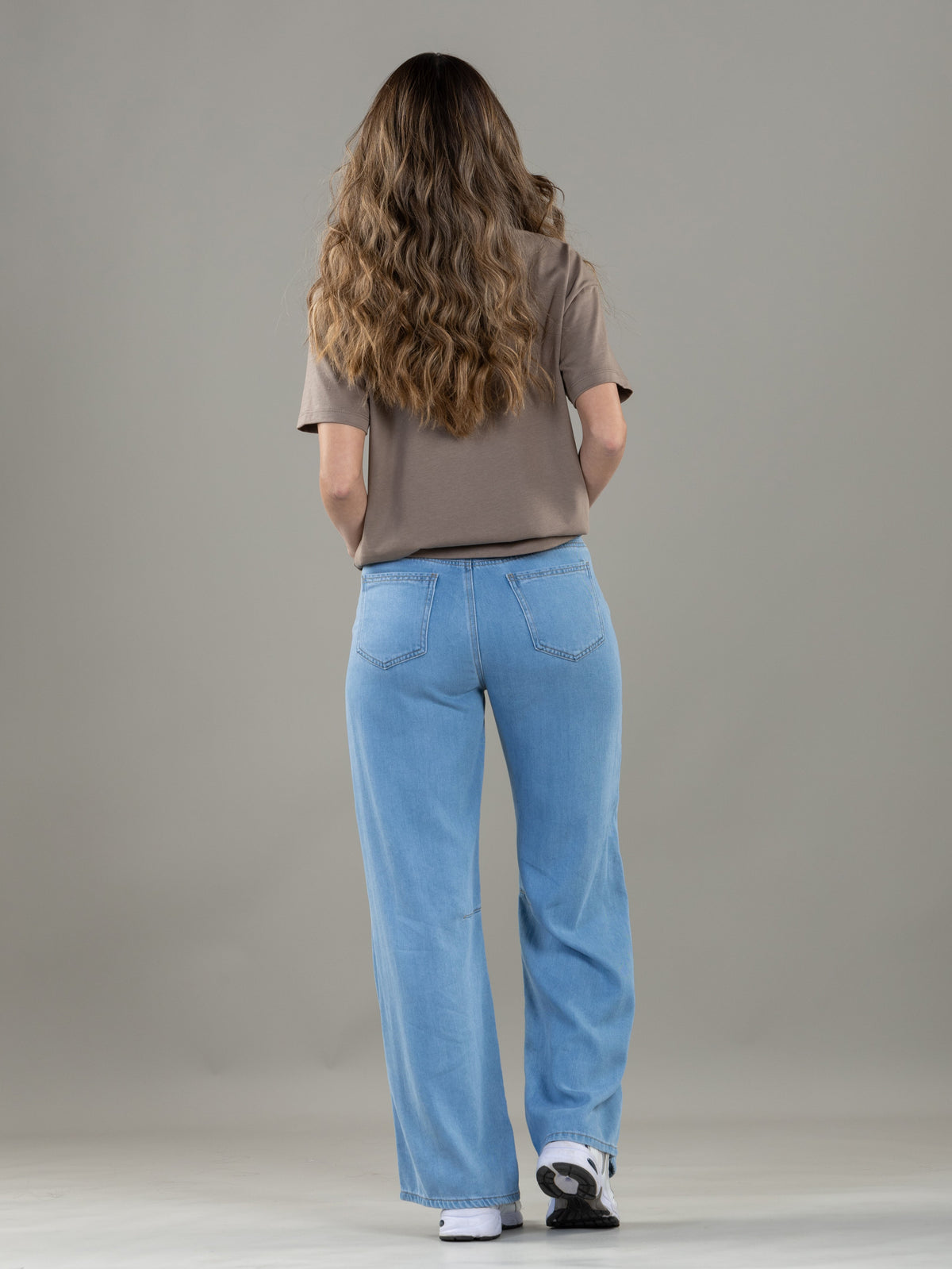 Jean Confort Azul Claro Wide Leg