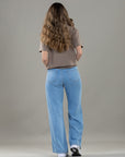 Jean Confort Azul Claro Wide Leg