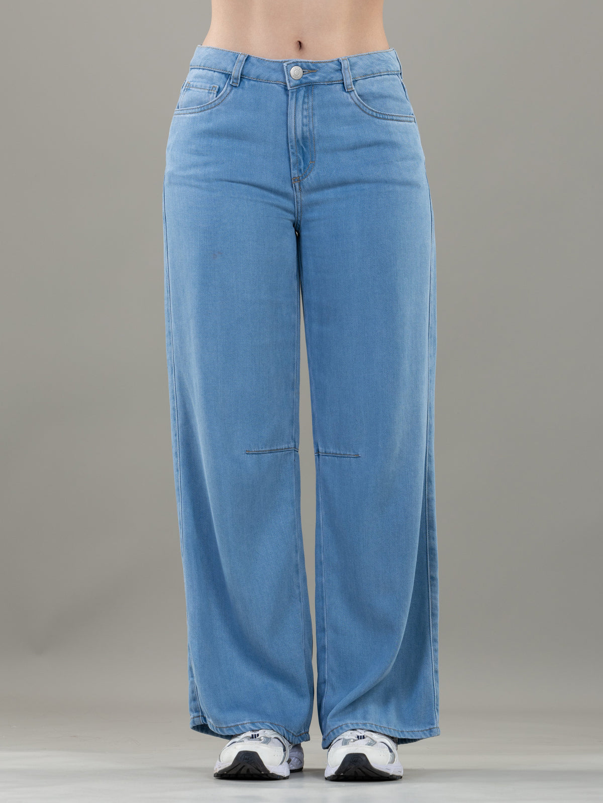 Jean Confort Azul Claro Wide Leg