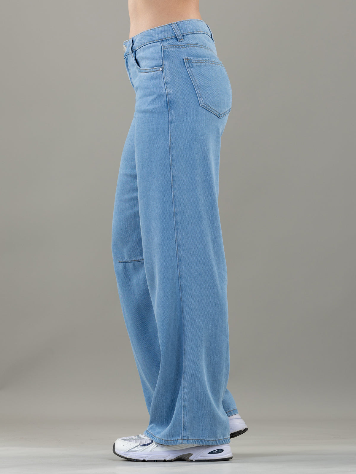 Jean Confort Azul Claro Wide Leg