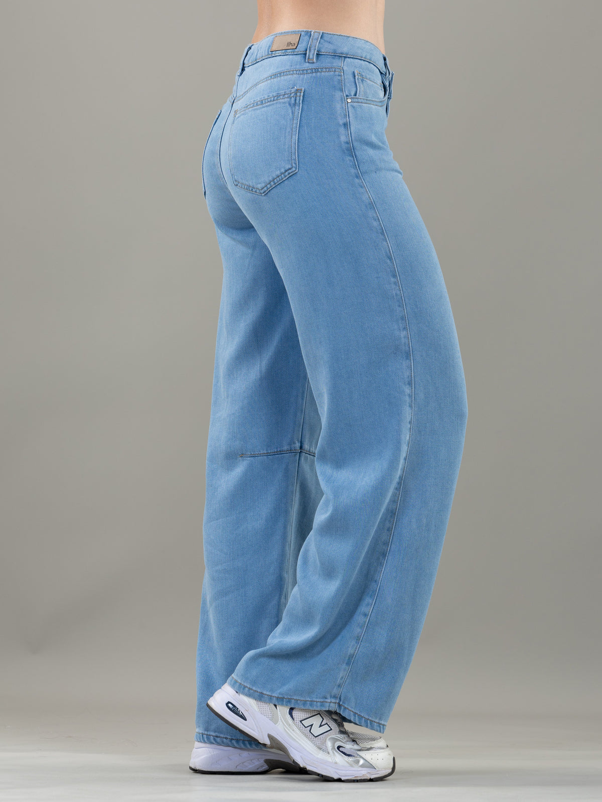 Jean Confort Azul Claro Wide Leg