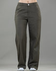 Pantalón Confort Verde Bota Recta