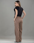 Pantalón Confort Café Bota Recta