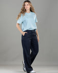 Pantalón Confort Azul Navy Wide Leg