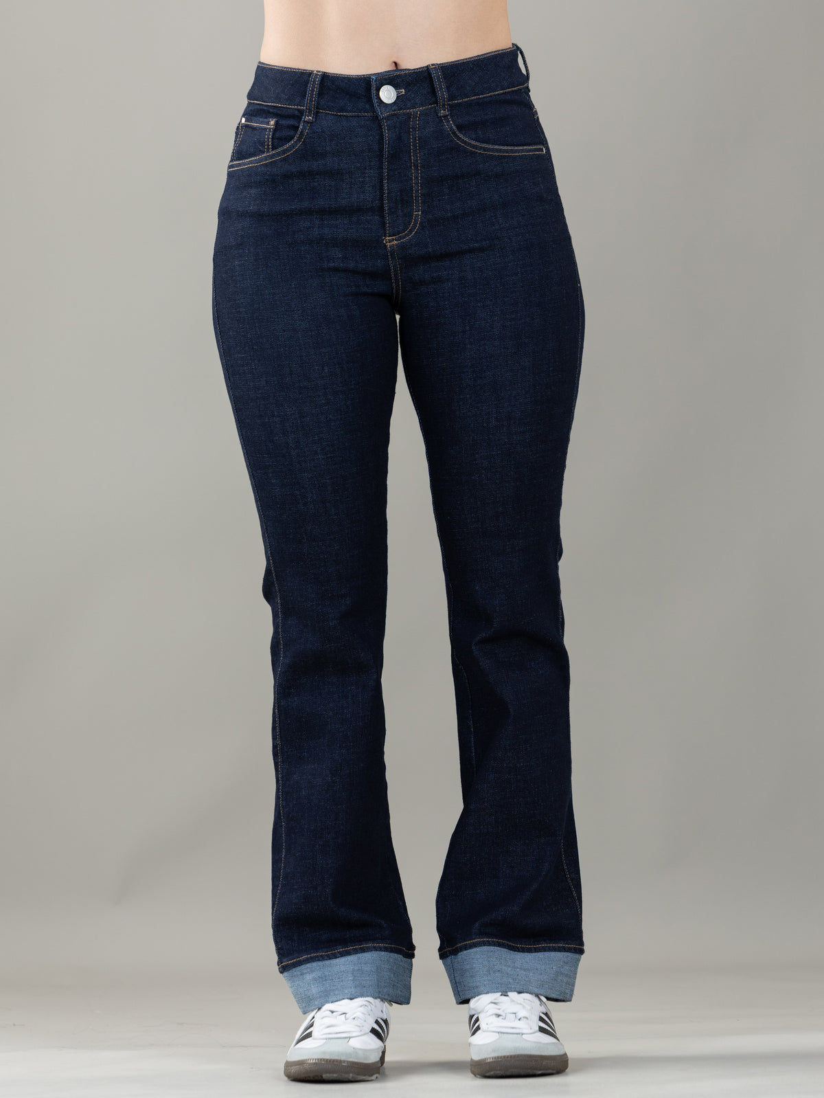 Jeans Stretch Azul Cinco Bolsillos