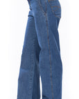 Jean Wide Leg Azul Medio