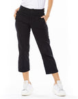 Pantalón Capri Negro Stretch