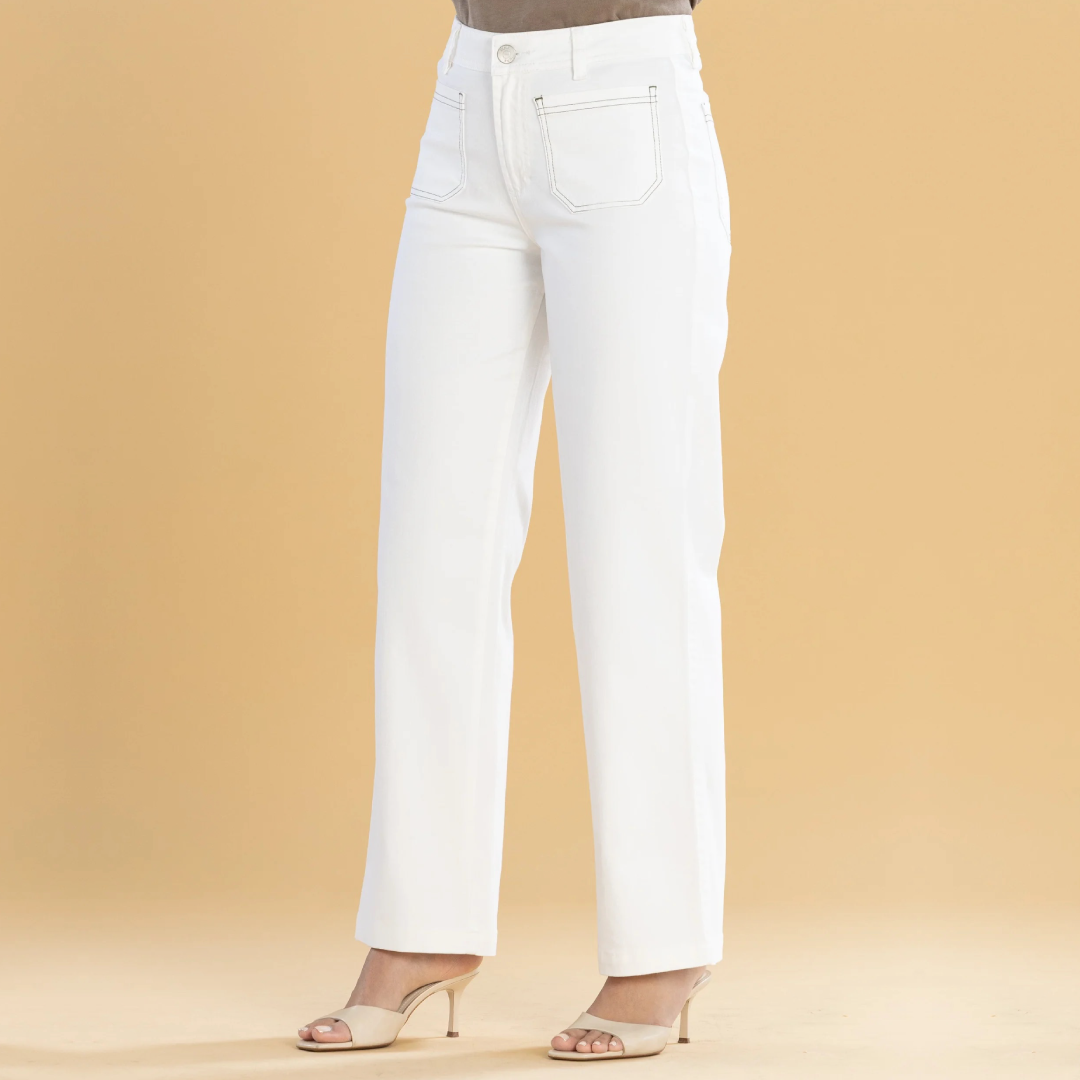 Pantalón Confort Crudo Straight