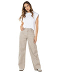 Pantalón Stretch Arena Wide Leg Slim