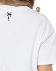 CAMISETA BOXY FIT MANGA CORTA BLANCA