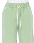 Pantalón Confort Verde Wide Leg Slim