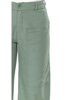 Pantalón Confort Verde Wide Leg