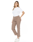 Capri Stretch Café Cinco Bolsillos