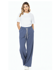 Pantalón Confort Azul Wide Leg Slim